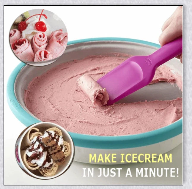 Slushypan Magic Ice Cream Maker - Create homemade frozen treats in minutes with this compact, user-friendly kitchen gadget