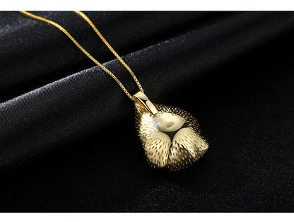 Elegant pearl pendant necklace with sterling silver setting, featuring a modern geometric design