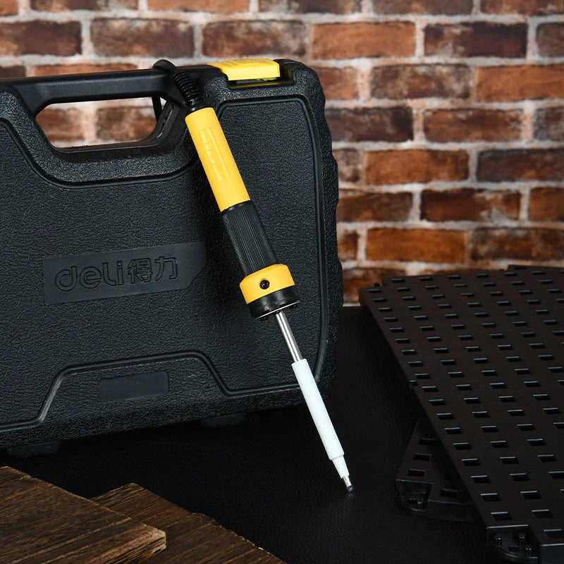 60W Electric Soldering Iron Mini Welding Tool Set with Multiple Soldering Tips and Wires