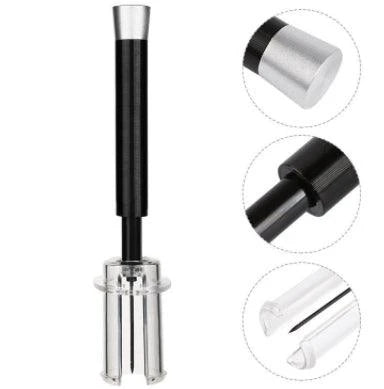 Premium aluminium air wine opener with sleek, modern design for effortless cork removal and smooth pouring