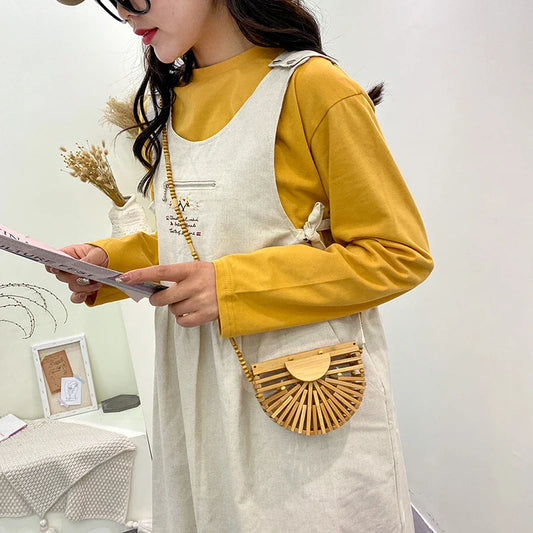Stylish woven beach bag in beige colour, perfect for summer in the UK