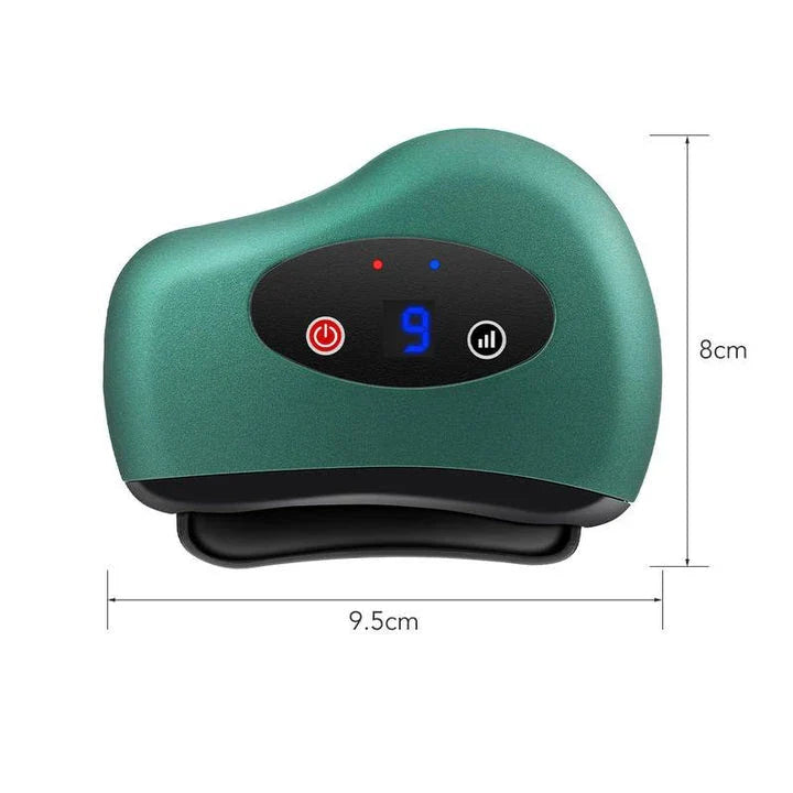 Electric Smart Gua Sha Board with vibration massage and hot compress therapy for relaxation and muscle tension relief
