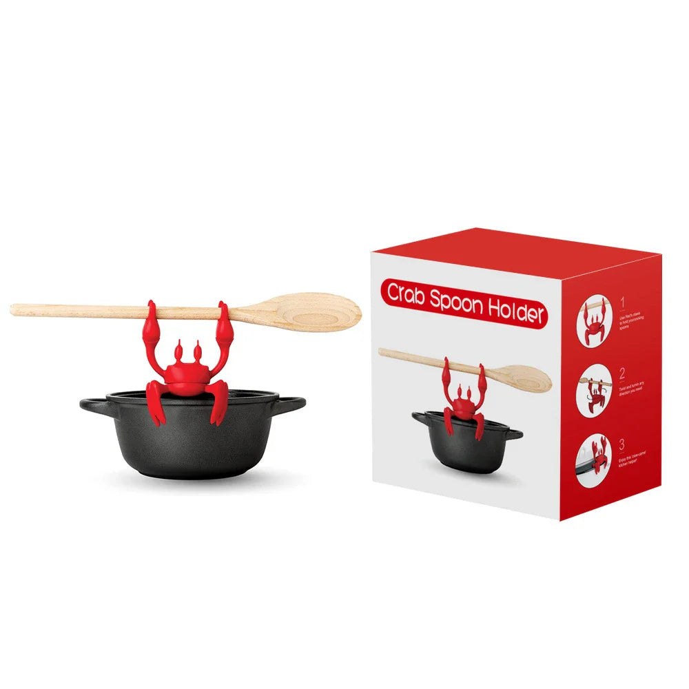 Premium silicone tableware stand in a range of sophisticated colours including red, rose, purple, and olive green. Provides a stable and secure platform for plates, bowls, and other tableware.