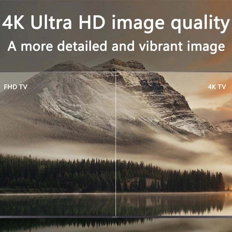 Trendha 4K Ultra HD Smart TV Box with 4K display, Dolby Atmos audio, and Google TV integration