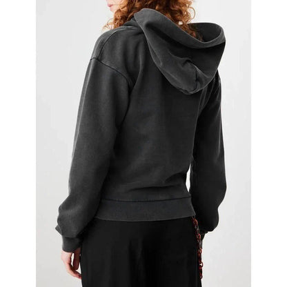 A cosy, stylish sweatshirt with a hollow-out design, perfect for everyday wear