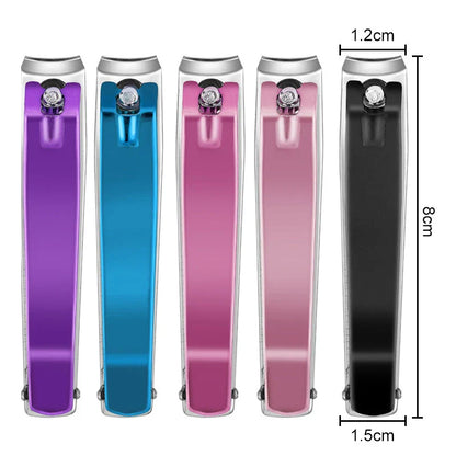 Premium Stainless Steel Nail Clippers for Effortless Fingernail and Toenail Grooming
