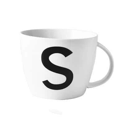 Premium personalised ceramic mug with initial design, offering a stylish and functional solution for daily beverages
