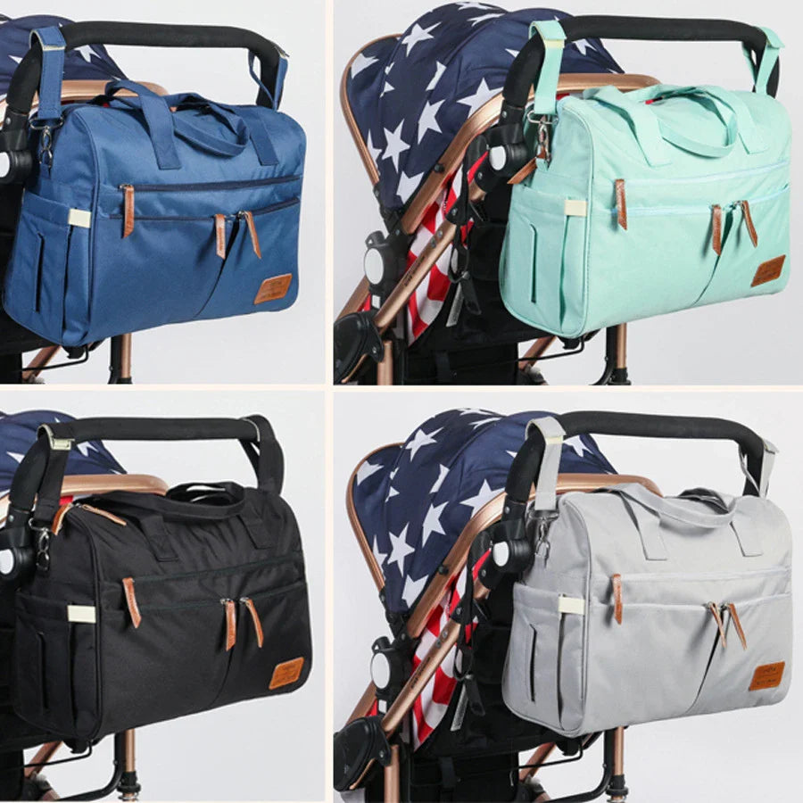 Premium 600D polyester messenger bag with spacious compartment and adjustable strap for modern mums in the UK