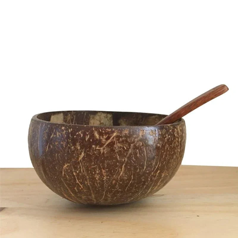 Premium Natural Coconut Bowls - Handcrafted Eco-Friendly Kitchenware for Serving, Decorating and Everyday Use
