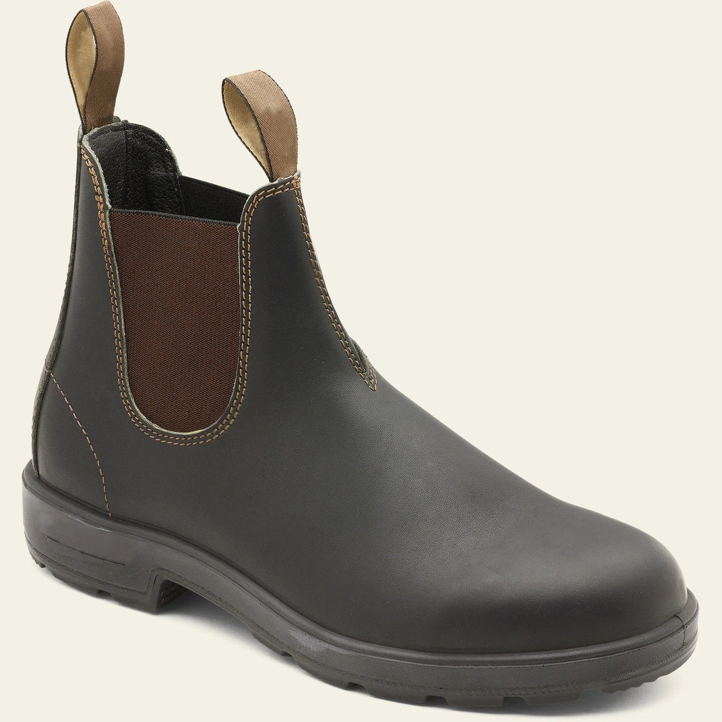 Pair of stylish Chelsea boots in black, made with high-quality materials and featuring a classic British design.