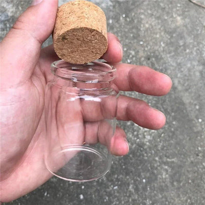 Premium 80ml glass spice jar with cork lid for storing and preserving herbs, spices, and seasonings