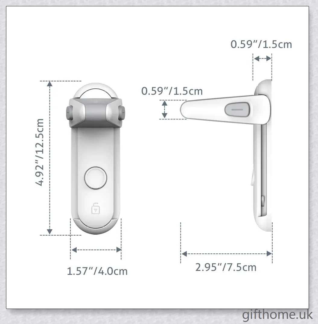 Premium anti-pet door lock for children's safety, with sleek design and durable construction