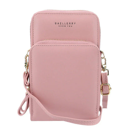 Stylish crossbody bag for women with multiple interior pockets and a dedicated mobile phone compartment