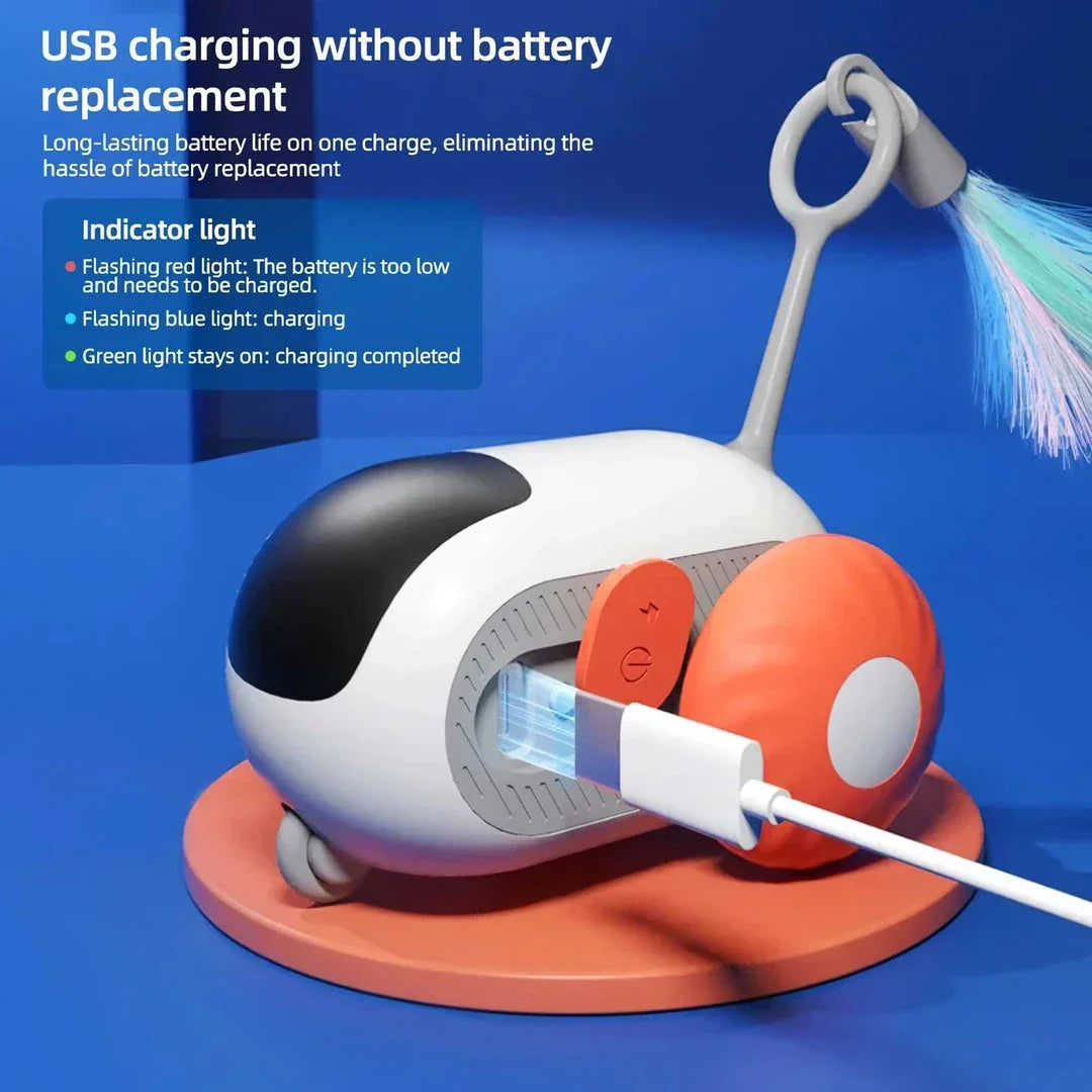 Interactive Smart Cat Toy with advanced features for indoor cats, kittens, and small dogs