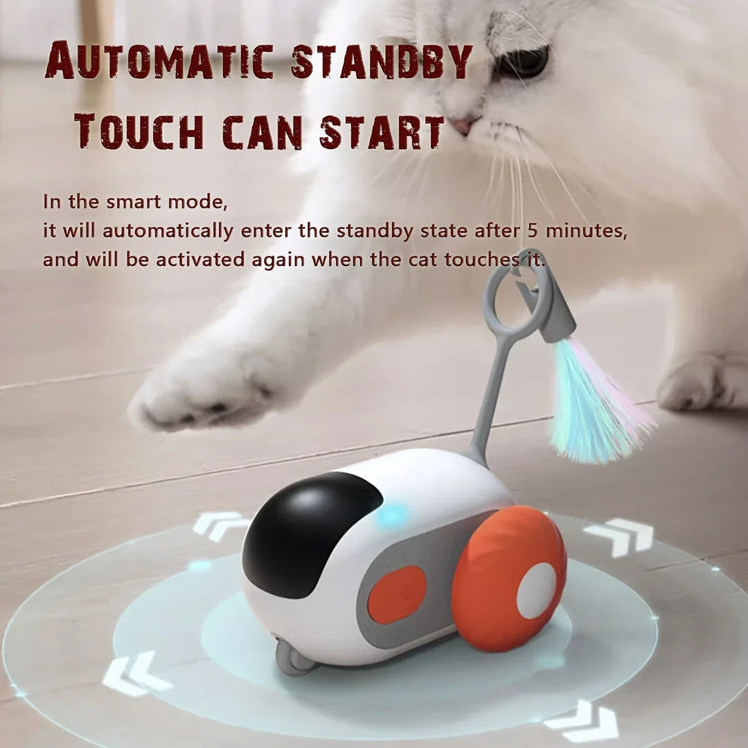 Interactive Smart Cat Toy with advanced features for indoor cats, kittens, and small dogs