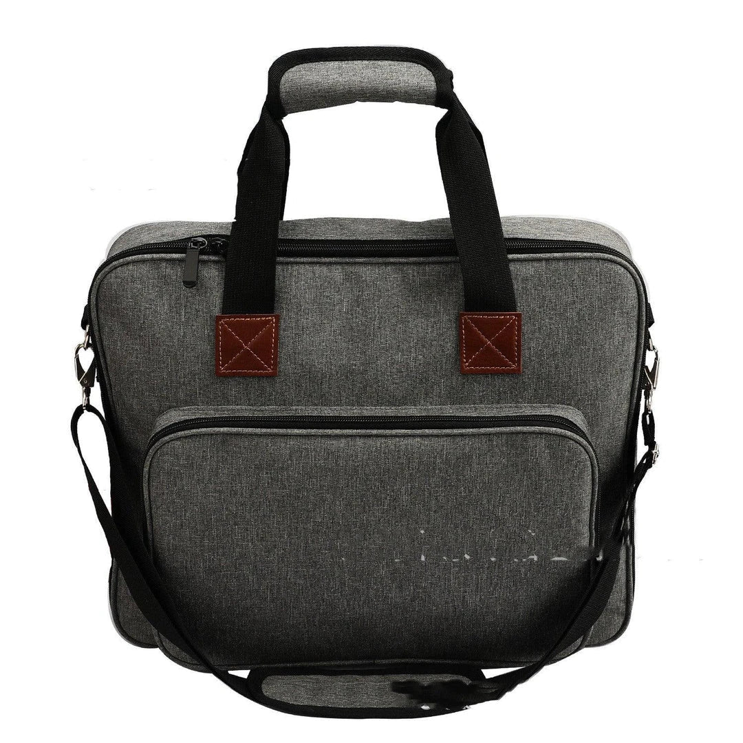 Ethnic Crochet Accessories Storage Bag in Cube Shape, Crafted from Durable 600D Oxford Cloth
