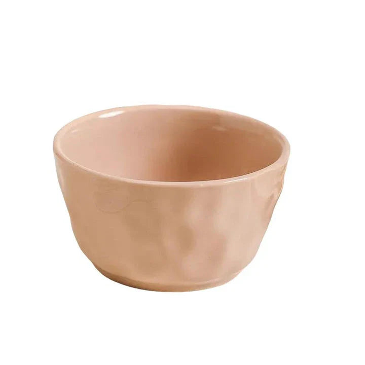 Cream Style 4.7-inch Ceramic Bowl, featuring a minimalist design and suitable for serving rice, soups, and small salads