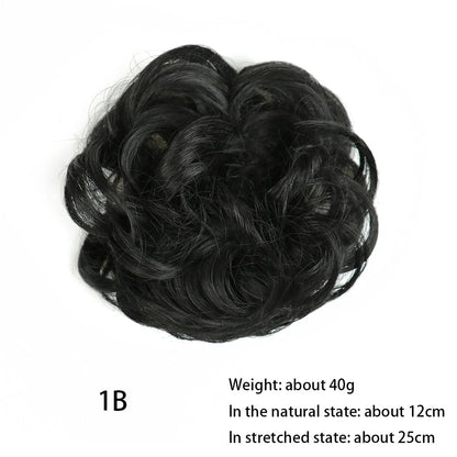 Messy Chignon Donut Hair Bun Pad in Fawn Brown, a versatile hair accessory that provides effortless elegance