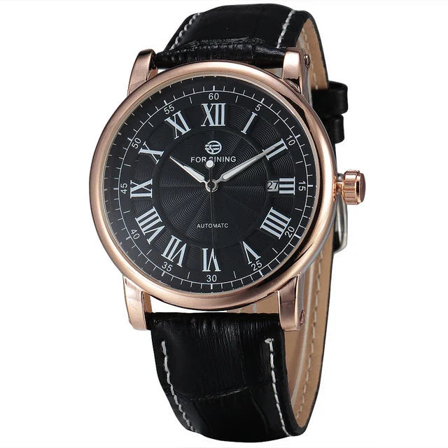Premium mechanical wristwatch with a sleek, classic British design and durable construction