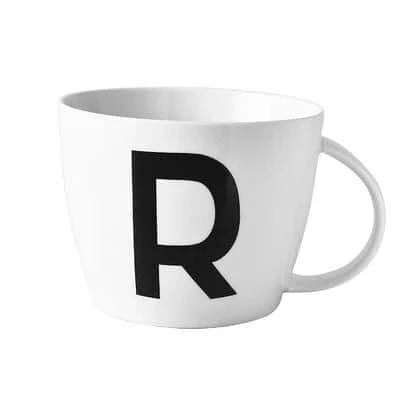 Premium personalised ceramic mug with initial design, offering a stylish and functional solution for daily beverages