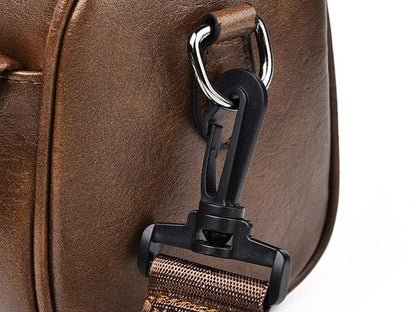 Premium men's crossbody bag with ample storage, water-resistant materials, and adjustable strap for versatile everyday use