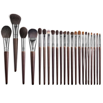 A 22-piece premium makeup brush set with high-quality synthetic and goat hair bristles for a smooth, even application and professional-level results.