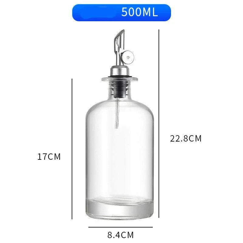 Premium glass spice jar with self-sealing lid, available in silver colour and various capacity and quantity options