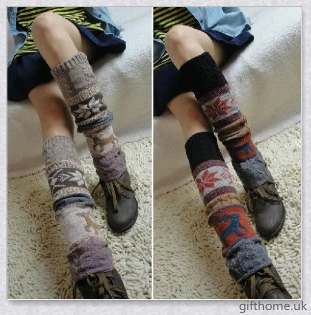 Premium British-style socks with Jacquard design, breathable and moisture-wicking for all-day comfort