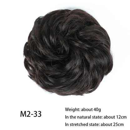Messy Chignon Donut Hair Bun Pad in Fawn Brown, a versatile hair accessory that provides effortless elegance