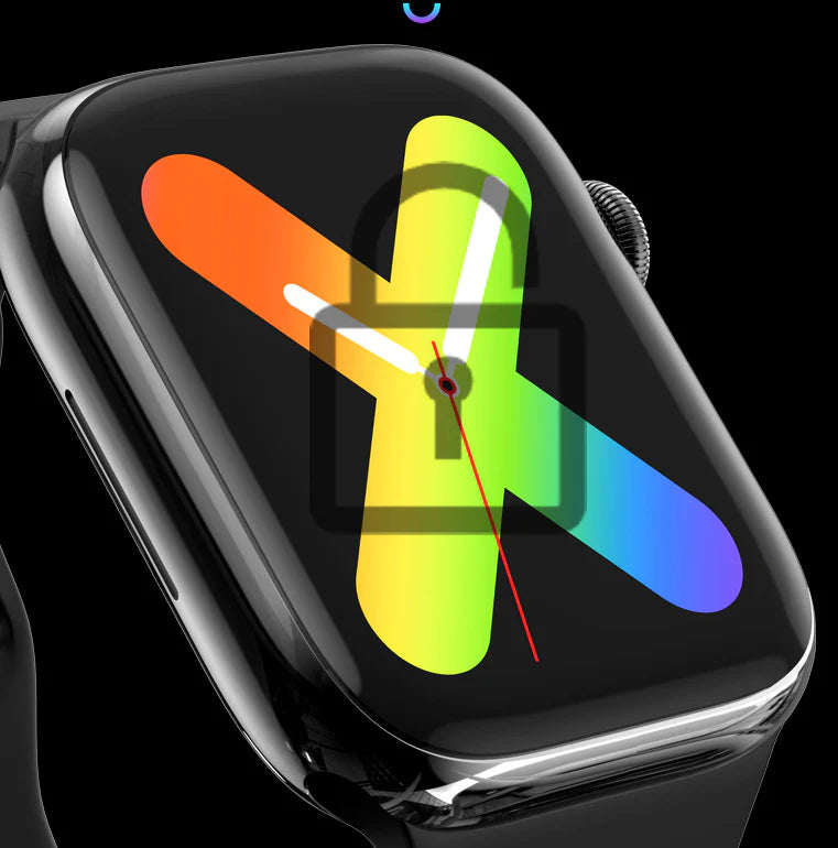 Always On Display Alarm Mood Smart Watch with silicone strap, sleek design, and advanced features for health, fitness, and mood tracking
