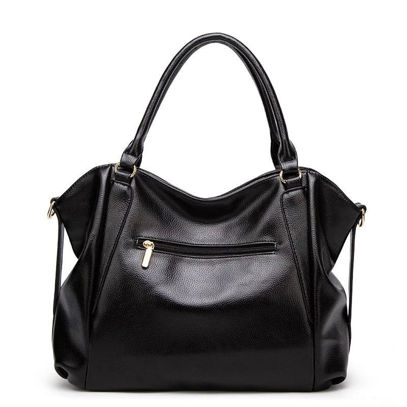 Premium Casual Chic Shoulder Bag in Blue colour, featuring a spacious interior, soft PU material, and a timeless design for the modern British woman.