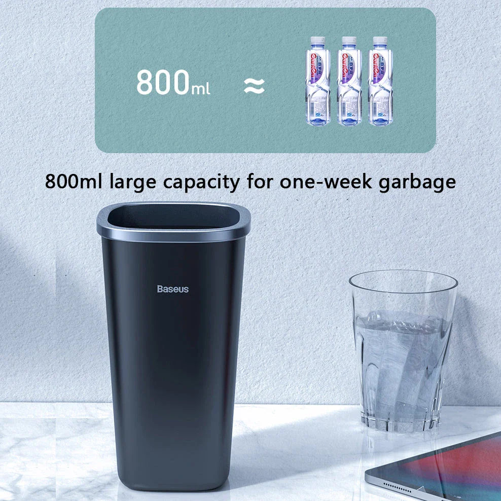Premium Car Bin Organiser with Pressing Lid for Convenient Waste Disposal in Vehicle