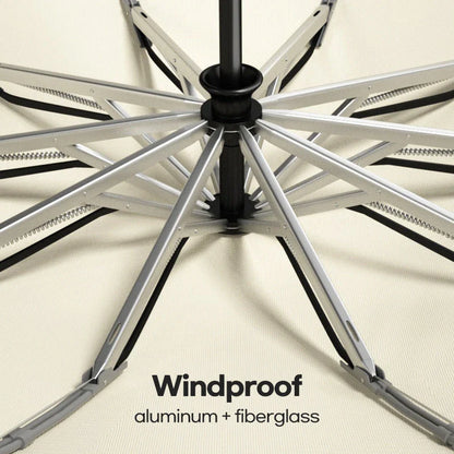 Premium automatic UV-blocking windproof umbrella in various colours, offering protection and convenience for British weather