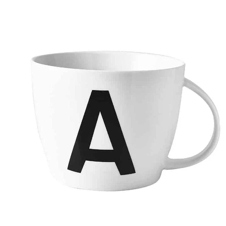 Premium personalised ceramic mug with initial design, offering a stylish and functional solution for daily beverages