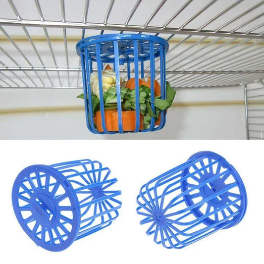 Premium Bird Feeder with Stylish Cage Design - Durable Plastic Construction, Compact Size, Attracts Garden Birds