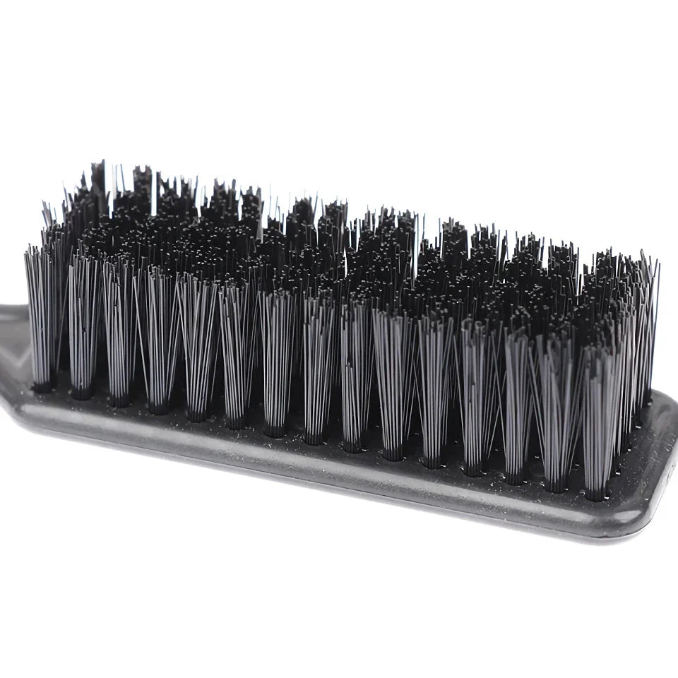 Professional Shave Beard Brush made from durable ABS plastic with soft bristles for precise grooming and hair removal