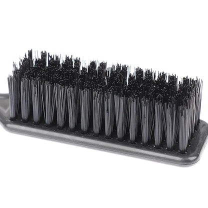 Professional Shave Beard Brush made from durable ABS plastic with soft bristles for precise grooming and hair removal