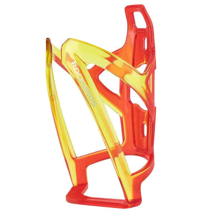 Stylish and lightweight cycling bottle holder in black with vibrant two-tone design, perfect for UK cyclists