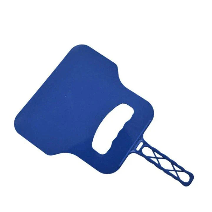 Premium outdoor BBQ hand fan made of heat-resistant plastic with strong airflow for quickly igniting charcoals and reviving wood fires