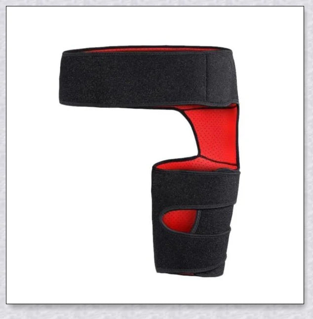 Premium adjustable hip stabiliser and groin brace with breathable mesh lining for pain relief and improved mobility