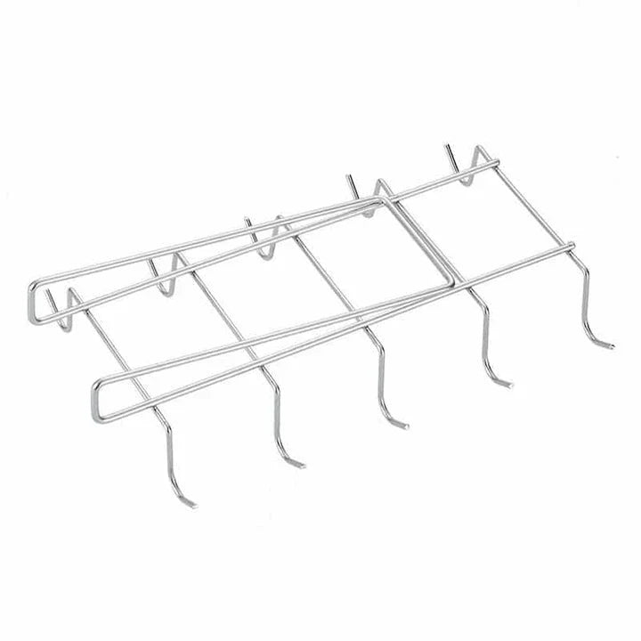 Premium large capacity stainless steel mug rack with 10-mug storage capacity, sleek and durable design for modern kitchen organisation