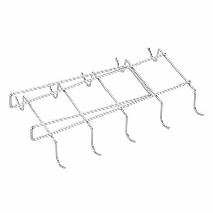 Premium large capacity stainless steel mug rack with 10-mug storage capacity, sleek and durable design for modern kitchen organisation