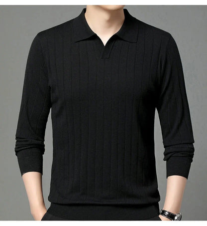 Men's autumn pullover sweater in various colours and sizes, featuring a cosy and versatile design for casual wear