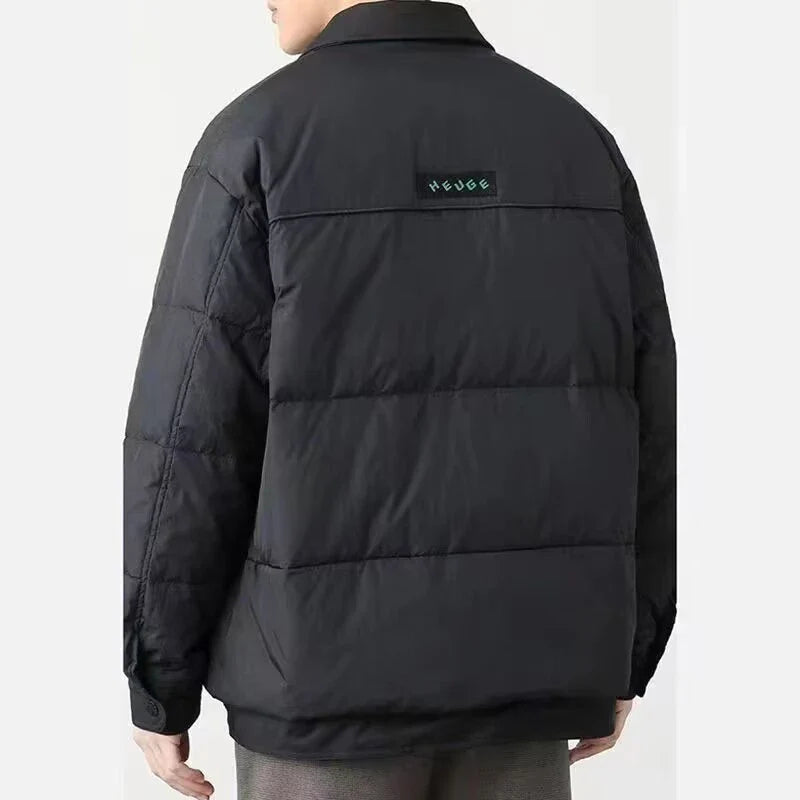 A premium lightweight down jacket in a sleek, tailored design for the stylish British gentleman