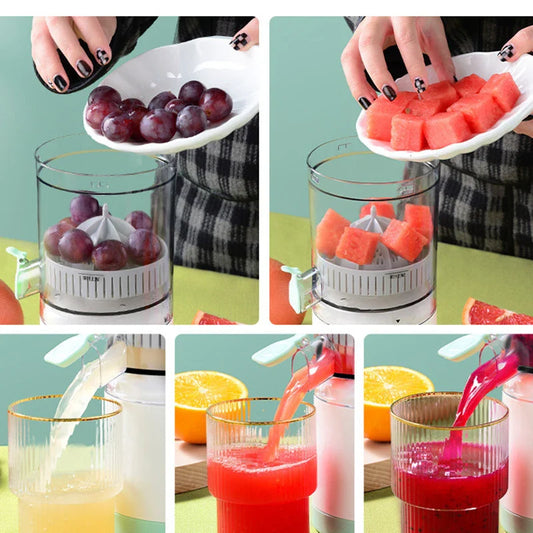 Premium USB-powered portable citrus juicer for making fresh, healthy juices on the go