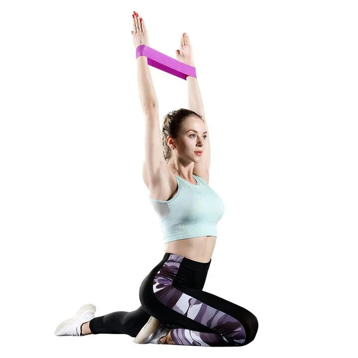Premium multi-level resistance bands for full-body workouts, fitness, yoga, Pilates, and strength training in the UK