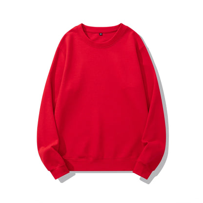 Premium heavyweight knitted jumper in a range of solid colours, made with soft cotton terry fabric for cosy comfort.