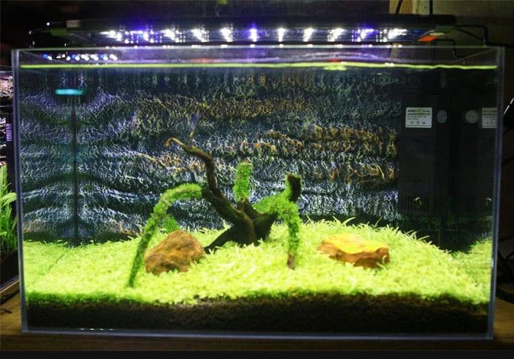 Premium LED aquarium lighting fixture with sleek black design and advanced features for enhancing the beauty of your underwater ecosystem