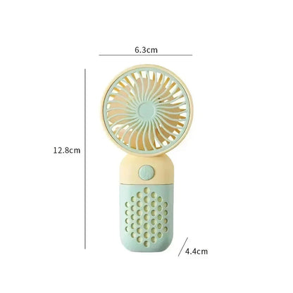 Compact USB Mini Handheld Fan - Sleek, Quiet, and Portable Design for Refreshing Cooling Anywhere