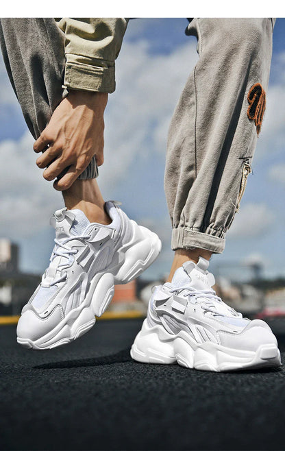 Premium casual trainers with a sleek, minimalist design and durable rubber sole for versatile, comfortable wear.